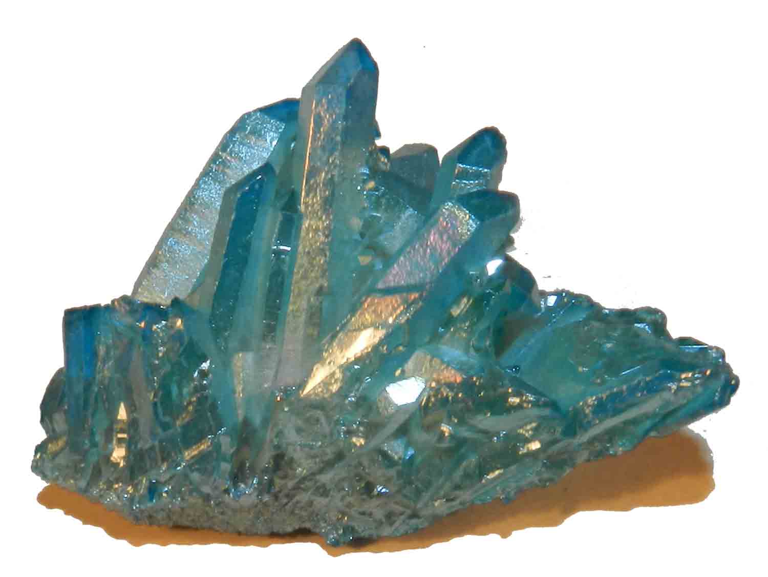 Grappolo Di Cristallo Di Quarzo Arcobaleno Rivestito In Titanio Naturale Cristallo Di Rocca Cluster Di Quarzo Colorato Geode Campione Druzy Ornamenti Di Cristallo Colorato,80-150g decorazione della st